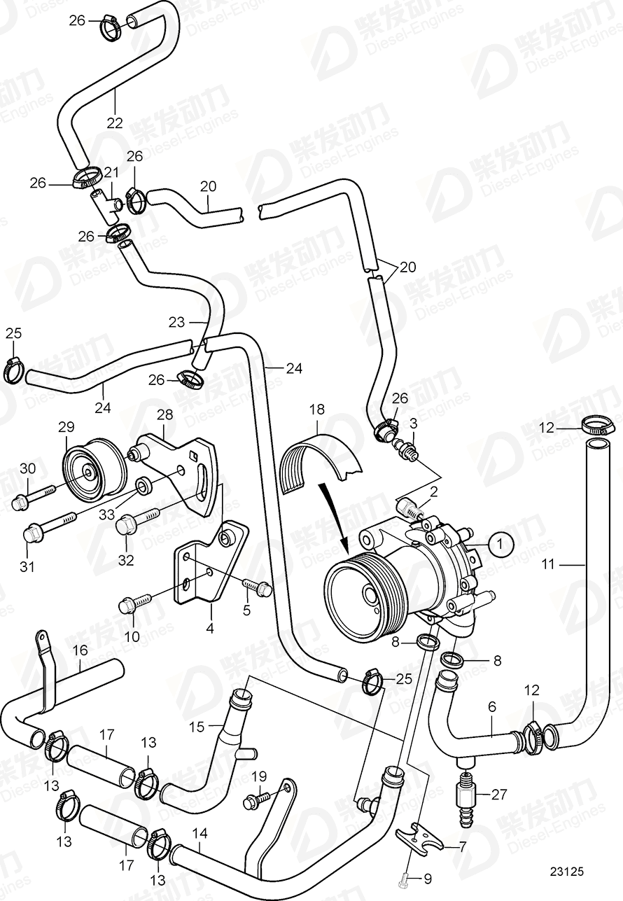 volvo penta Lock washer 11030747 Drawing volvo penta Lock washer 11030747 Drawing